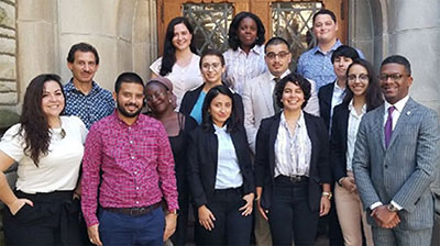 A group of Unidos members standing together 